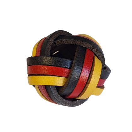 Turbánek koženy barevný D