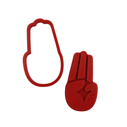 Vykrajovátko pozdrav skautský