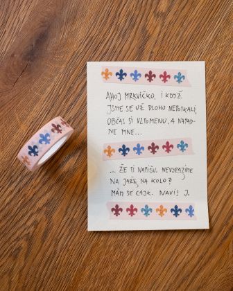 Washi páska Lilie