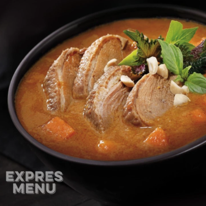 Expres menu Massaman kari s kachním masem 2 PORCE