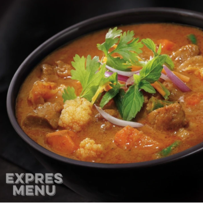 Expres menu Massaman kari se zeleninou 2 PORCE