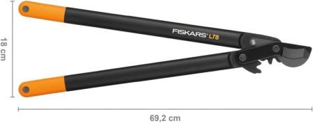 Fiskars L78 dvouruční nůžky - háková hlava