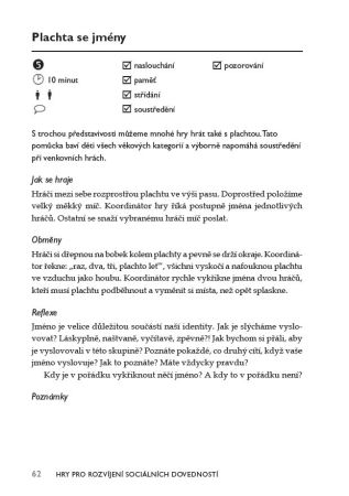 Hry pro rozvíjení sociálních dovedností