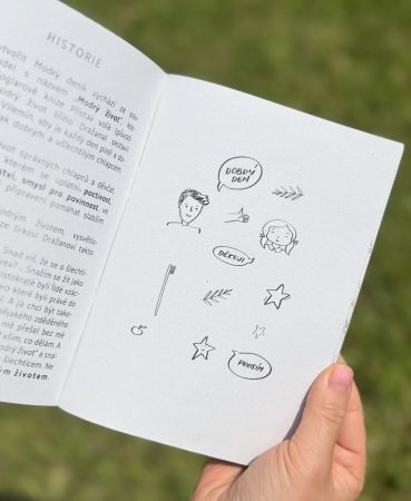 Be Nice EKO Modrý deník pro děti