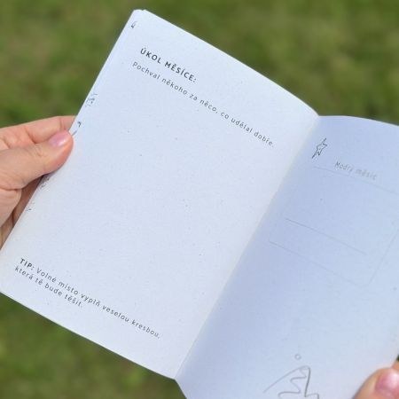 Be Nice EKO Modrý deník pro děti