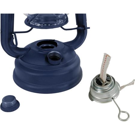 Lampa petrolejová 25 cm Hurricane modrá 