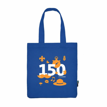 Taška Svojsík 150 let modrá