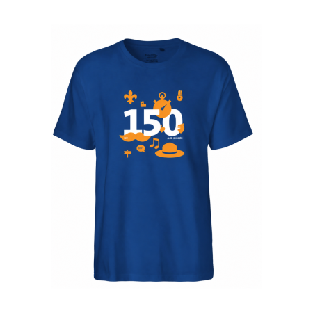 Triko Svojsík 150 let dětské modré