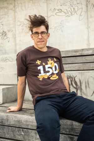 Triko Svojsík 150 let pánské hnědé