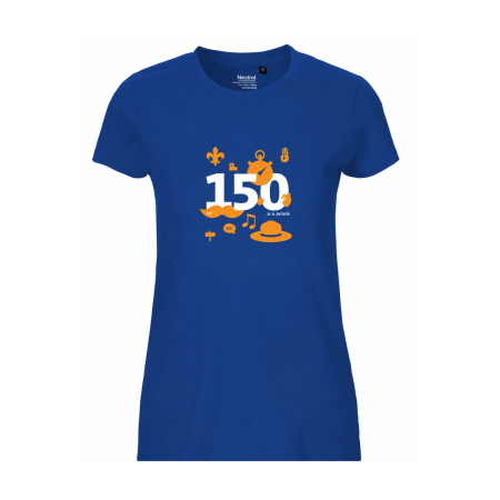 Triko Svojsík 150 let dámské modré