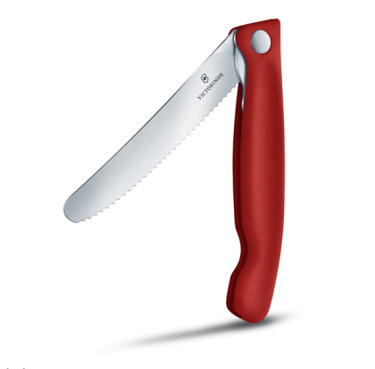 Victorinox skládací svačinový nůž vln. ostří red
