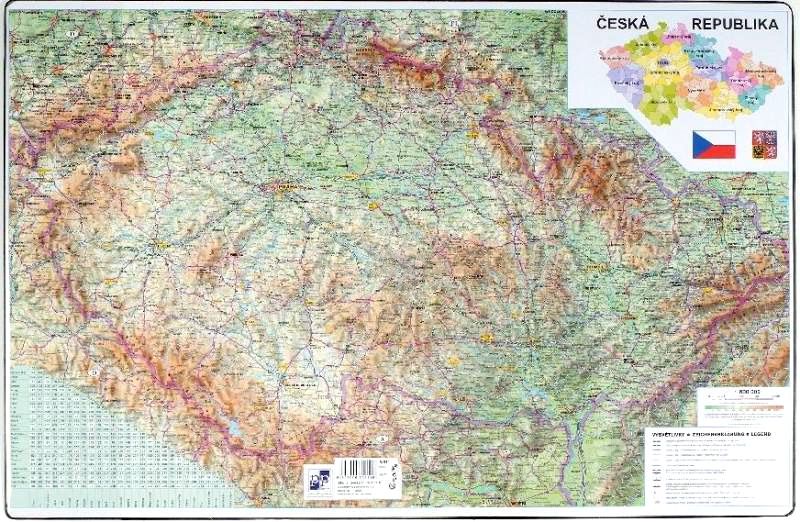 P+P Karton Mapa České republiky, podložka
