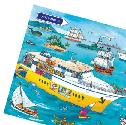 Albi interaktivní mluvící kniha - Doprava - Kouzelné čtení