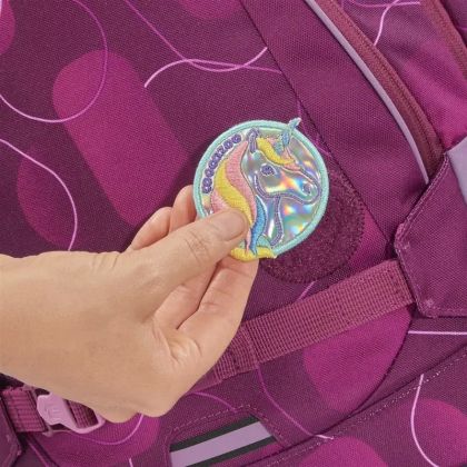 Školní batoh coocazoo PORTER, Berry Bubbles, certifikát AGR