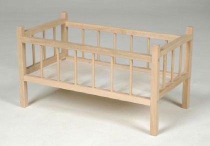 Postýlka dřevo 58,5 x 33 x 37,5 cm