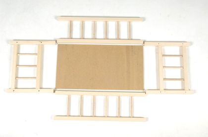 Postýlka dřevo 58,5 x 33 x 37,5 cm