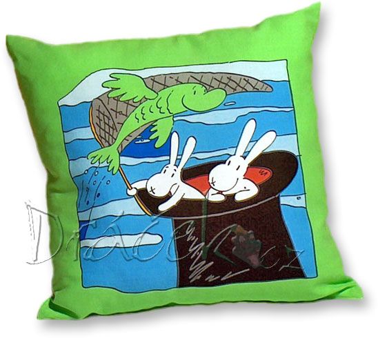 Polštářek Bob a Bobek a rybka