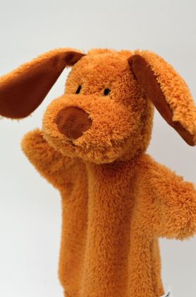 Maňásek Pejsek hnědý s malýma nohama