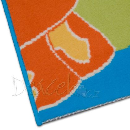 Koberec modrý Koník 115x160