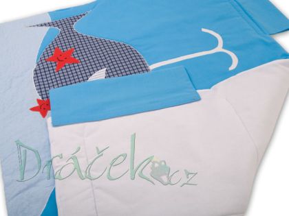 Kapsář za postel Velryba 100cm