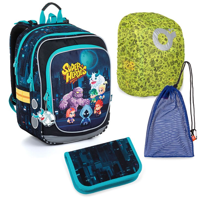 4 - dílný školní set Topgal ENDY 23012 B Set Large