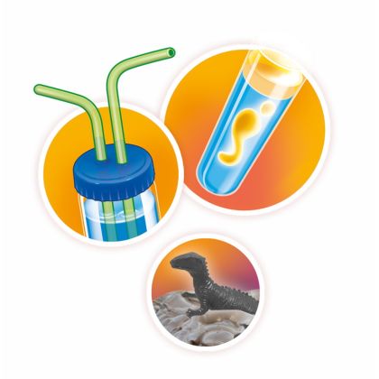 BUKI Vulkán a vykopávka Dinosaura