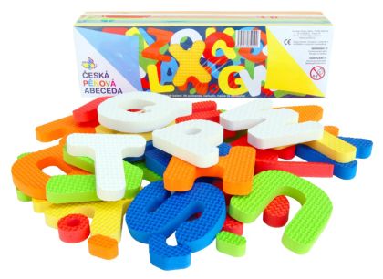 Pěnové puzzlepky Abeceda - vodolepky