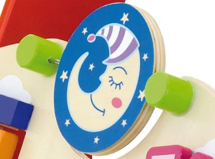 VIGA, Dřevěné chodítko s herními prvky