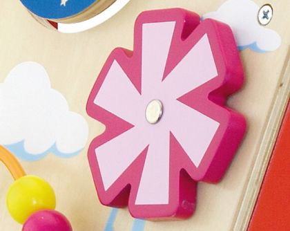 VIGA, Dřevěné chodítko s herními prvky