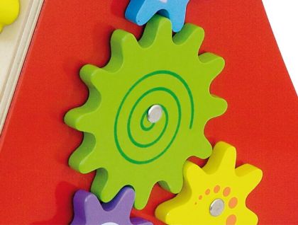 VIGA, Dřevěné chodítko s herními prvky