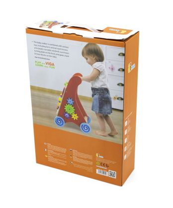 VIGA, Dřevěné chodítko s herními prvky