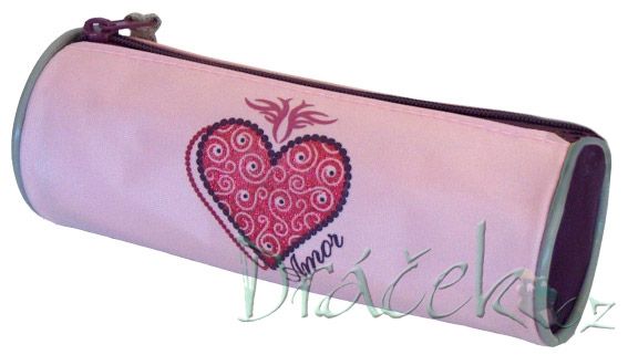Etue válec TUBUS 12 Deluxe Amor fialová
