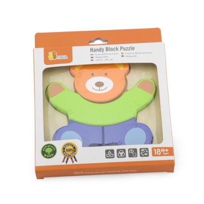 VIGA, Puzzle pro nejmenší - medvídek