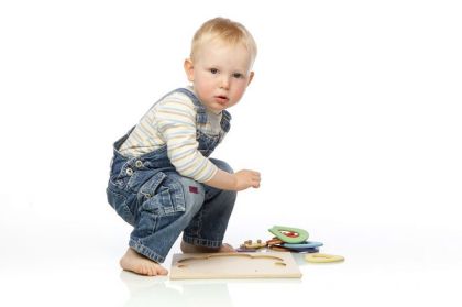 Dřevěné Puzzle Kytka malá