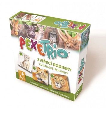 Pexetrio - Zvířecí rodinky 36 dílků