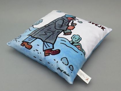 Polštář 25x25cm, Švejk-zima