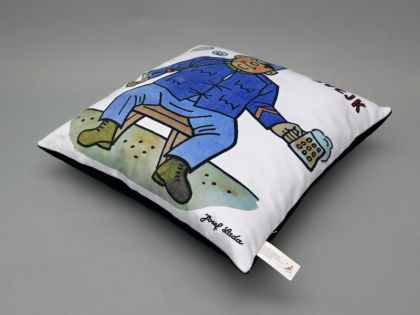 Polštář 30x30cm, Švejk-půllitr