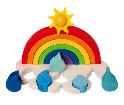 Dřevěná stavebnice DUHA