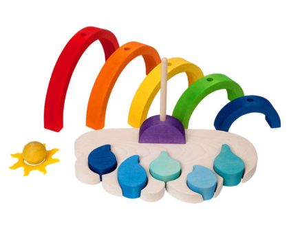 Dřevěná stavebnice DUHA