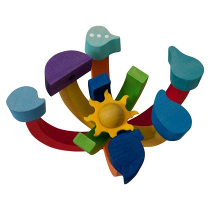 Dřevěná stavebnice DUHA