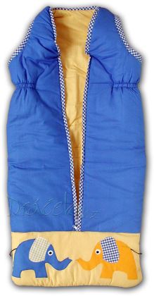 Spací pytel Slon modrý 104-110