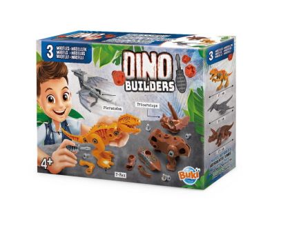BUKI , Dino Builders Stavebnice 3 Dinosaurů