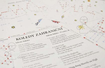 Vánoční koledy zahraniční - noty pro citerku