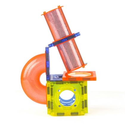 Magnetická stavebnice plast 66ks v krabici 31x25x8cm