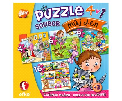 Efko Puzzle set MŮJ DEN