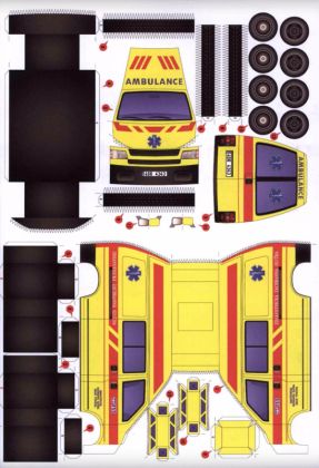 Vystřihovánky - Záchranáři na dálnici