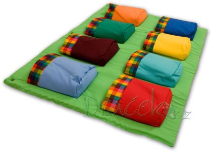 Kapsář s 8 kapsami - zelený