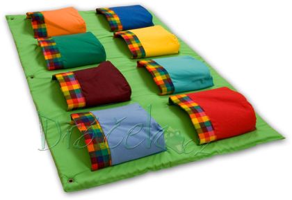 Kapsář s 8 kapsami - zelený