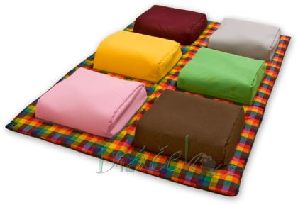 Kapsář s 6 kapsami kostkovaný - 2