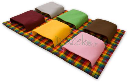 Kapsář s 6 kapsami kostkovaný - 2